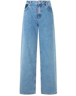 Moschino Wide Jeans - Azul