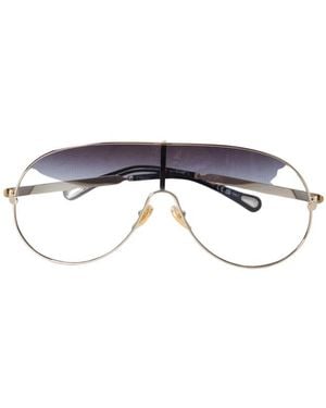 Chloé Accessoires ,Grijs ,Ch 0283S Pilot-Frame Zonnebril - Blauw