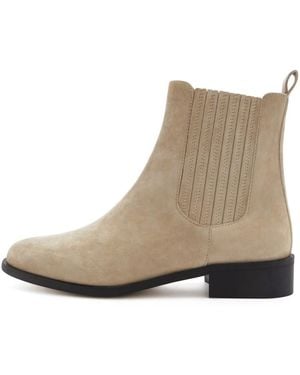 Isabel Bernard Vendôme Chey Chelsea-Stiefel Aus Kalbsleder/Wildleder - Braun
