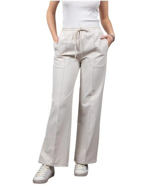 DUNO Broeken ,Grijs ,Polyester Lupe Atessa Wijde Broek