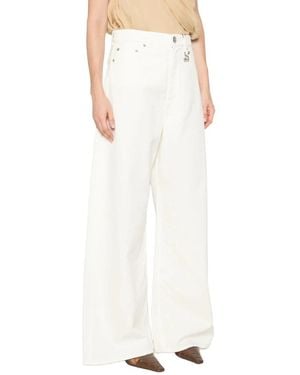 Sportmax Wide Jeans - White