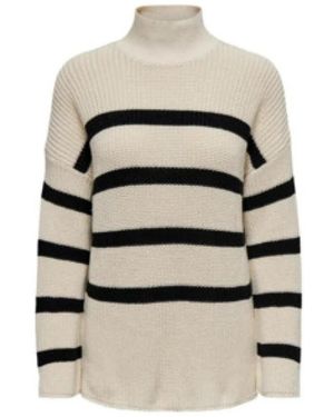 ONLY Rollkragenpullover - Natur