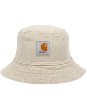 Carhartt Accessoires ,Wit ,Bucket Hat - Naturel