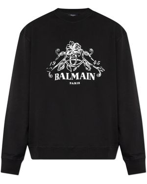 Balmain Paris Printed Sweatshirt - Zwart
