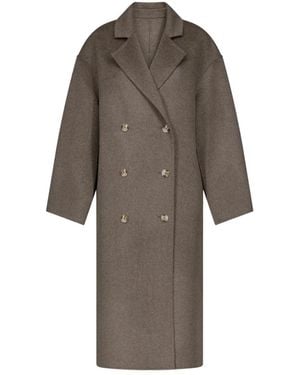 Loulou de Saison Double-Breasted Coats - Brown