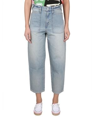 KENZO Cropped Jeans - Blue