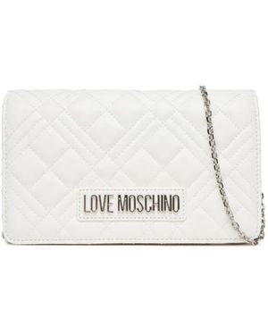 Love Moschino Cross Body Bags - White