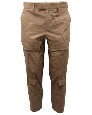 Neil Barrett Slim-Fit Trousers - Natural