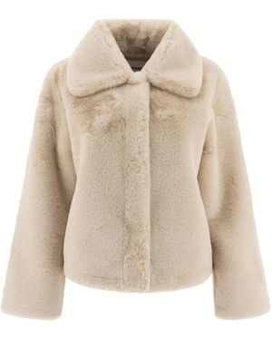 Apparis Faux Fur & Shearling Jackets - Neutre