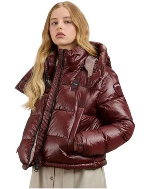 Blauer Winter Jackets - Marron