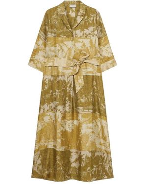 Pierre Louis Mascia Shirt Dresses - Yellow