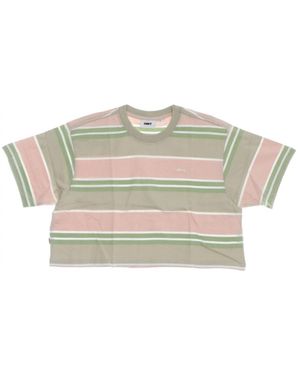 Obey Tops ,Korte T-Shirt Pembroke Box Tee - Groen