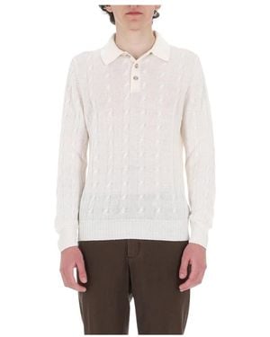 Barba Napoli Round-Neck Knitwear - Blanco