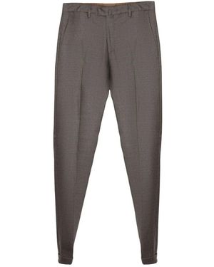 BRIGLIA Broeken ,Bruin ,Wol Bg 03S Broek - Grijs