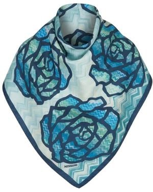 Missoni Silky Scarves - Blauw