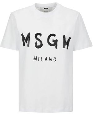 MSGM T-Shirts - White