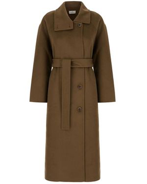 The Dynamis Studio Belted Coats - Marrón