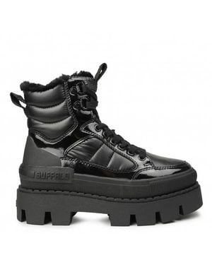 Buffalo Lace-Up Boots - Negro