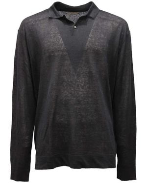 Ballantyne V-Neck Knitwear - Black