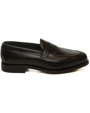 BERWICK 1707 Schoenen ,Zwart ,Leer 5138 Penny Loafer