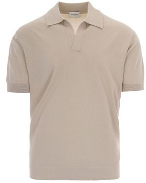 Paolo Pecora Polo Shirts - Natural