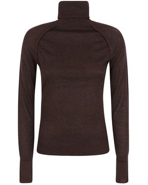Victoria Beckham Turtlenecks - Marrón