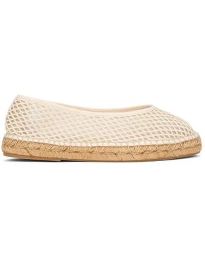 Manebí Schoenen ,Espadrilles Van Mesh - Naturel