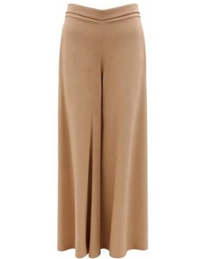 SIMONA CORSELLINI Broeken ,Wijde Broeken - Bruin