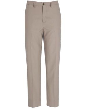 BRIGLIA Cropped Trousers - Grey