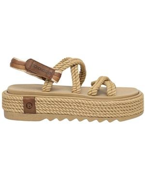 Bohonomad Flat Sandals - Metálico