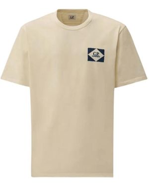 C.P. Company T-Shirts - Natural