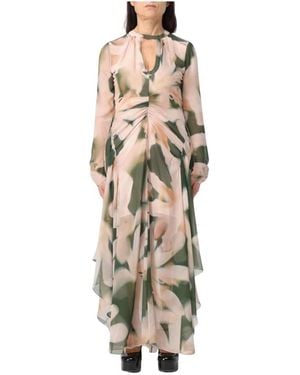 Del Core Maxi Dresses - Metálico