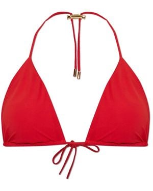 Moschino Triangle Bikini Top - Rot