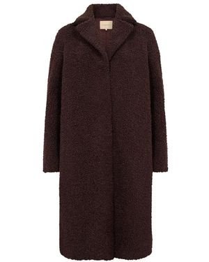 Soya Concept Single-Breasted Coats - Marrone