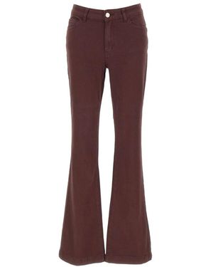 Elena Miro Flared Jeans - Paars
