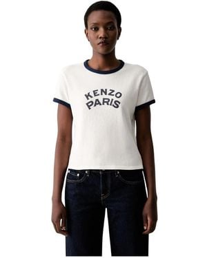 KENZO Paris Emblem T-Shirt - Weiß