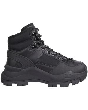 Tommy Hilfiger Lace-Up Boots - Black