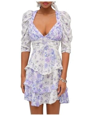 For Love & Lemons Short Dresses - Blue
