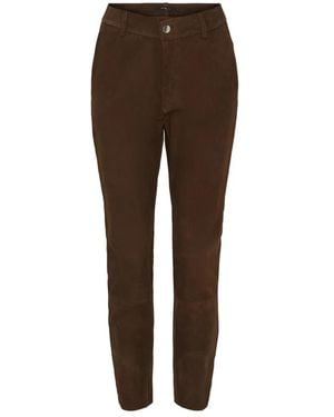 Btfcph Leather Trousers - Marrón