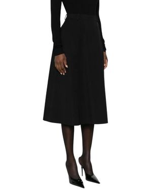 Balenciaga Midi Skirts - Black