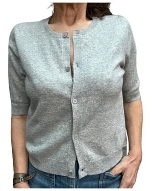 Majestic Filatures Cashmere Knitwear - Gris