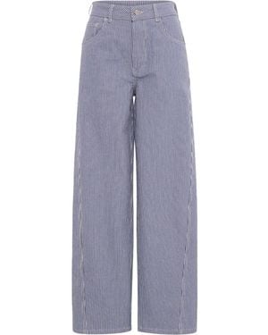 Mads Nørgaard Wide Trousers - Blue