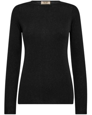 Mos Mosh Round-Neck Knitwear - Negro