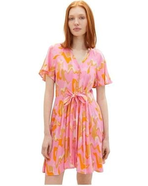S.oliver Short Dress - Roze
