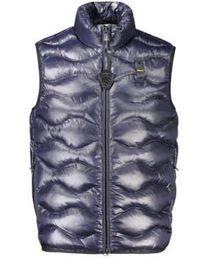 Blauer Jassen ,Blauw ,Polyester Danny Vest