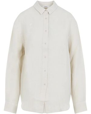 PANGAIA Summer Linen Overshirt - Weiß