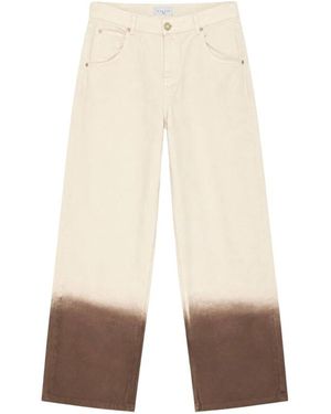 Gaelle Paris Jeans ,Veelkleurig ,Denim Denim Sfumato Broek - Naturel