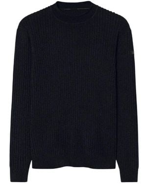 Rrd Ronde Hals Gebreid - Blauw
