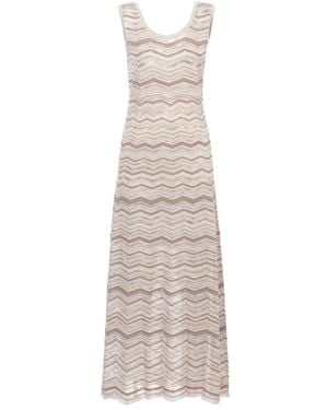 D.exterior Knitted Dresses - Grey