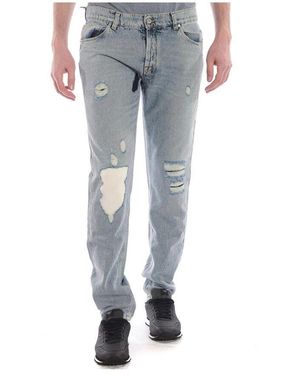 Daniele Alessandrini Gerade Jeans - Blau